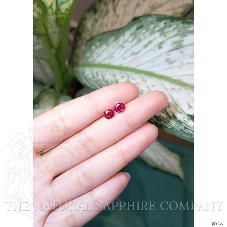 2.02 Ct.Tw. Ruby Pair from Mozambique