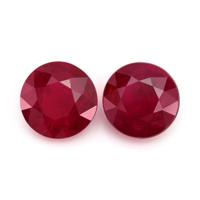 1.62 Ct.Tw.Total Carat Weight Ruby Pair from Mozambique Video