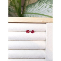1.62 Ct.Tw.Total Carat Weight Ruby Pair from Mozambique Life Style