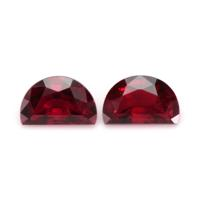 0.52 Ct.Tw.Total Carat Weight Ruby Pair from Mozambique Video