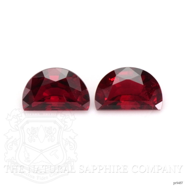 0.52 Ct.Tw. Ruby Pair from Mozambique