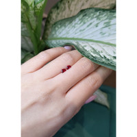 0.52 Ct.Tw.Total Carat Weight Ruby Pair from Mozambique Life Style