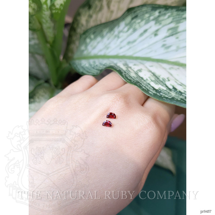0.52 Ct.Tw. Ruby Pair from Mozambique