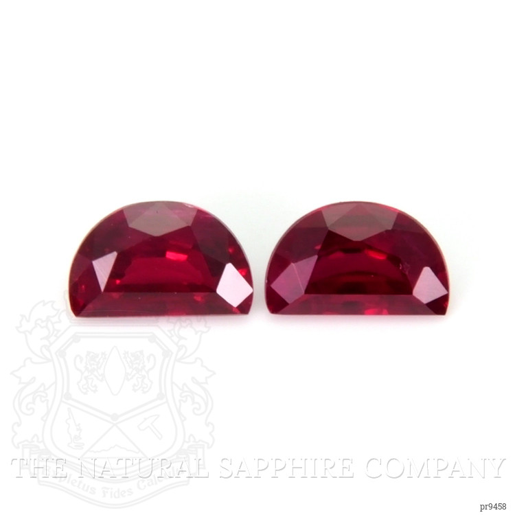 0.54 Ct.Tw. Ruby Pair from Mozambique