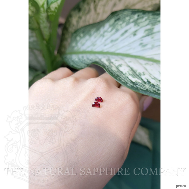 0.54 Ct.Tw. Ruby Pair from Mozambique