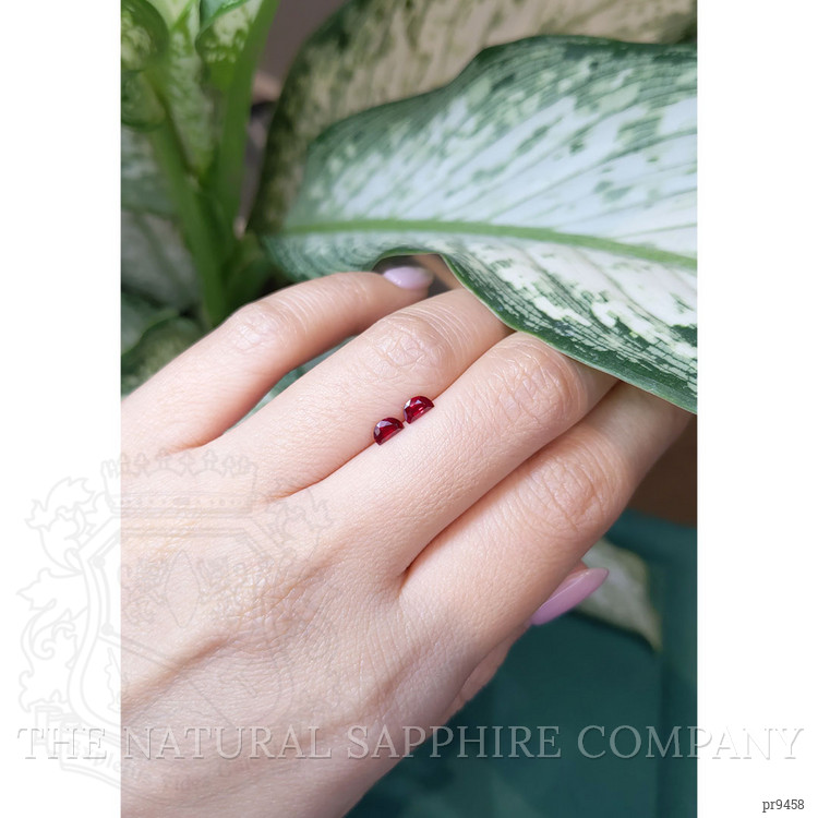 0.54 Ct.Tw. Ruby Pair from Mozambique