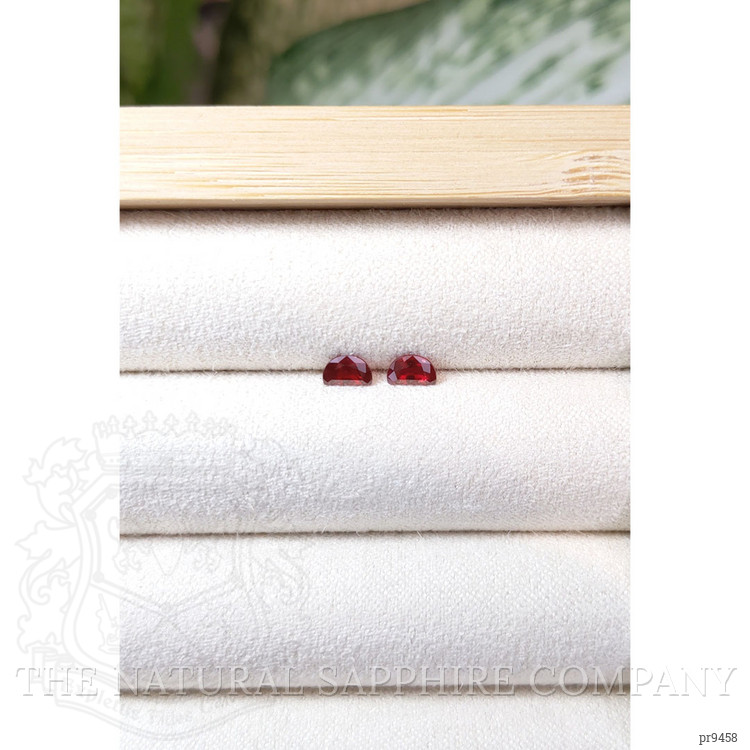 0.54 Ct.Tw. Ruby Pair from Mozambique