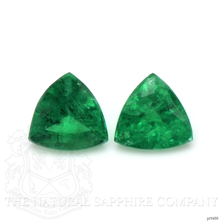 0.92 Ct.Tw. Emerald Pair from Zambia