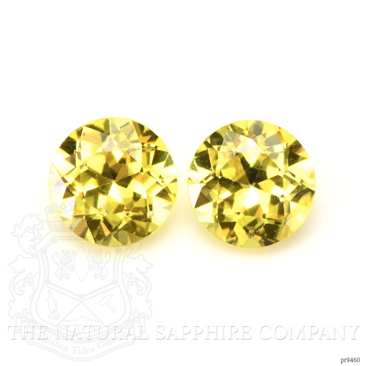 1.03 Ct.Tw. Yellow Sapphire Pair from Ceylon (Sri Lanka)