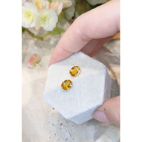 2.87&nbsp;Ct.Tw.Total Carat Weight Yellowish Orange Sapphire Pair from Ceylon (Sri Lanka) Life Style