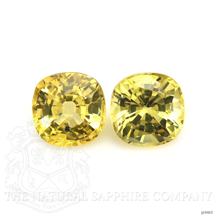 1.33 Ct.Tw. Yellow Sapphire Pair from Ceylon (Sri Lanka)