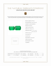 1.84 Ct.Tw.Total Carat Weight Emerald Pair from Afghanistan Scan Report