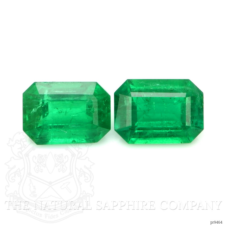 1.84 Ct.Tw. Emerald Pair from Afghanistan