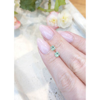 0.74 Ct.Tw.Total Carat Weight Beryl Pair Life Style