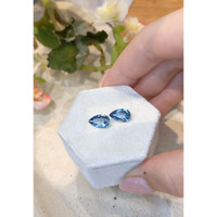 2.81 Ct.Tw.Total Carat Weight Aquamarine Pair from Brazil Life Style