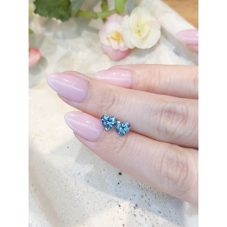 1.48 Ct.Tw. Aquamarine Pair from Brazil