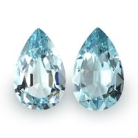 5.32 Ct.Tw.Total Carat Weight Aquamarine Pair from Brazil Video