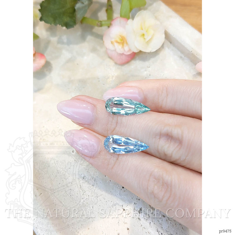 8.60 Ct.Tw. Apatite Pair from South Africa