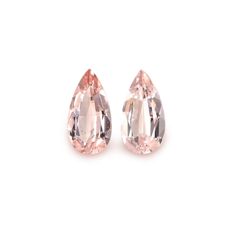 6.25 Ct.Tw. Morganite Pair from Brazil