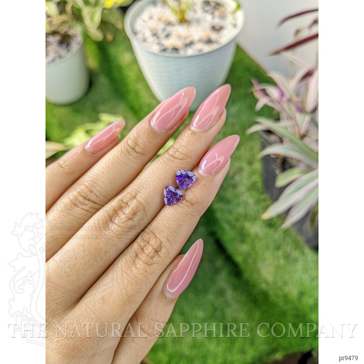 2.18 Ct.Tw. Amethyst Pair from Africa