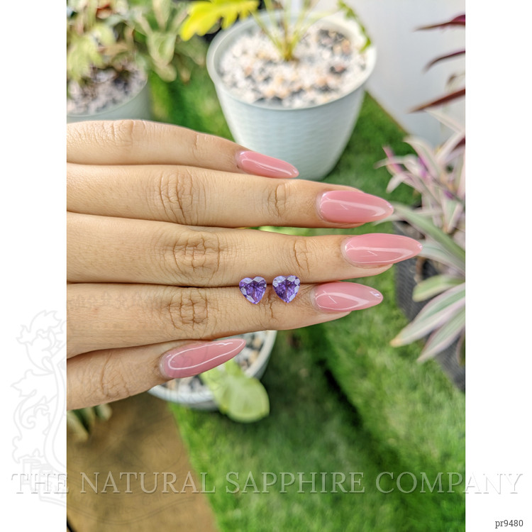 2.29 Ct.Tw. Amethyst Pair from Africa