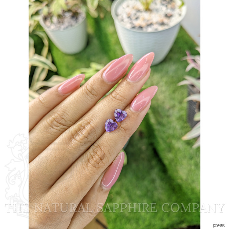 2.29 Ct.Tw. Amethyst Pair from Africa