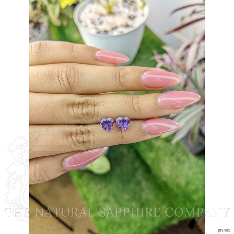 2.08 Ct.Tw. Amethyst Pair from Africa