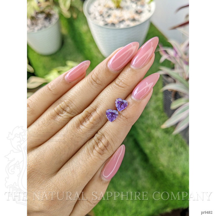 2.08 Ct.Tw. Amethyst Pair from Africa