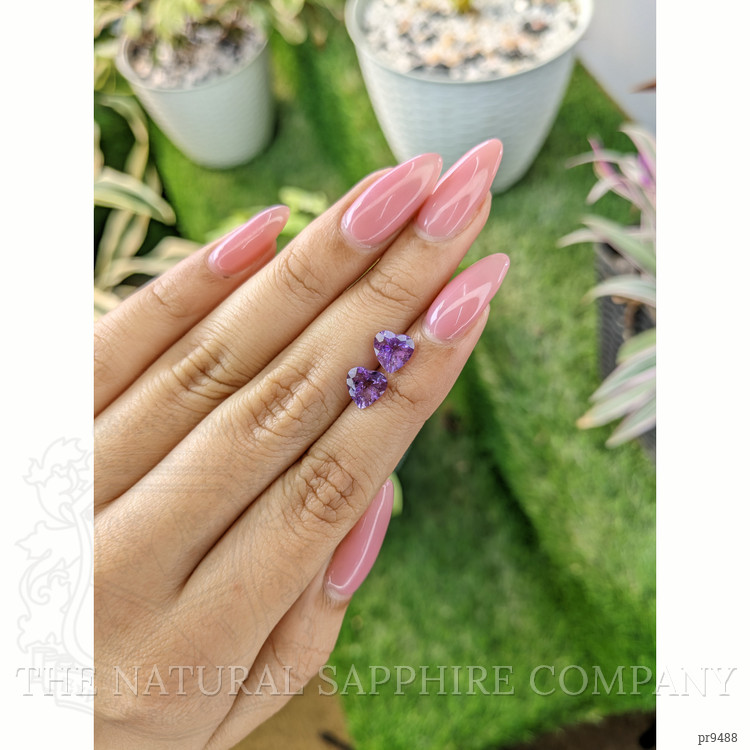 1.93 Ct.Tw. Amethyst Pair from Africa