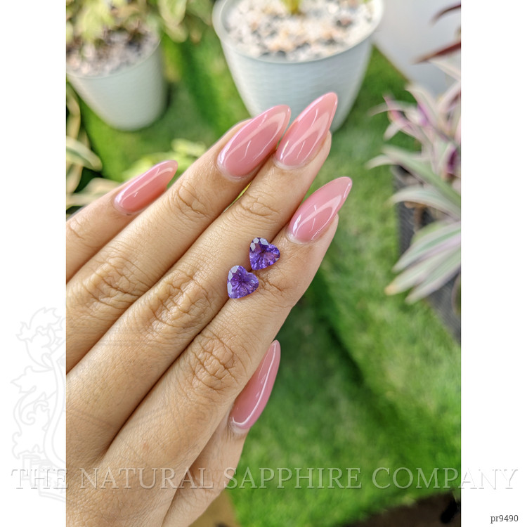 2.06 Ct.Tw. Amethyst Pair from Africa