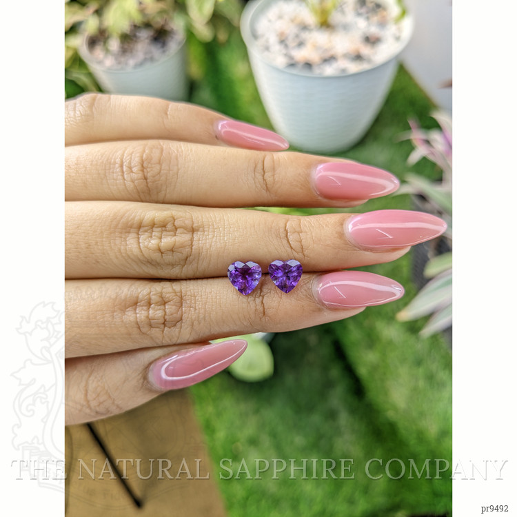 2.12 Ct.Tw. Amethyst Pair from Africa