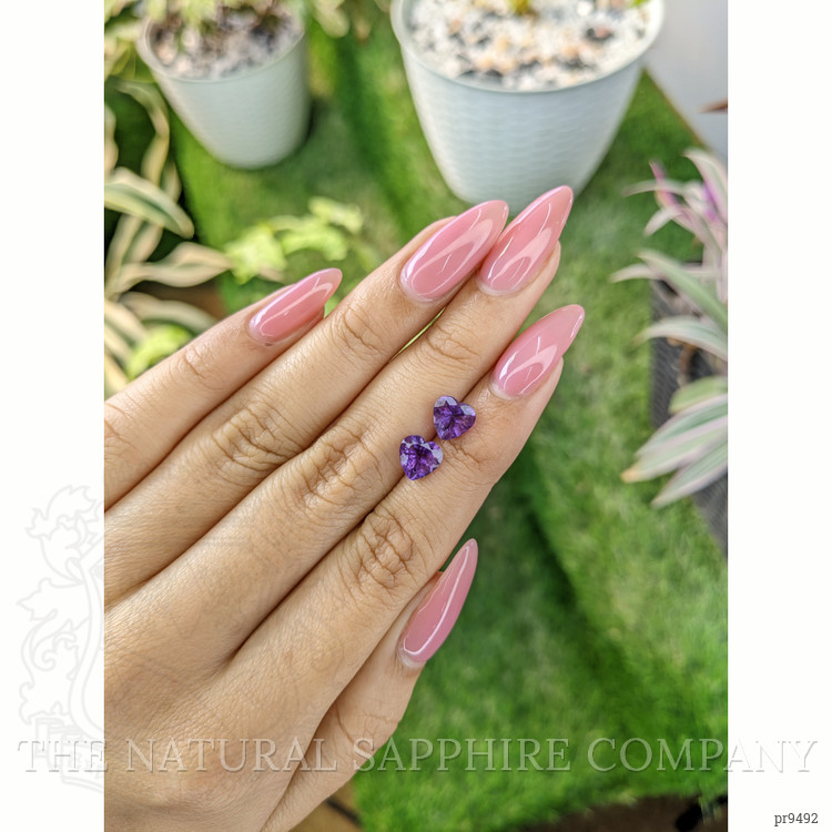 2.12 Ct.Tw. Amethyst Pair from Africa