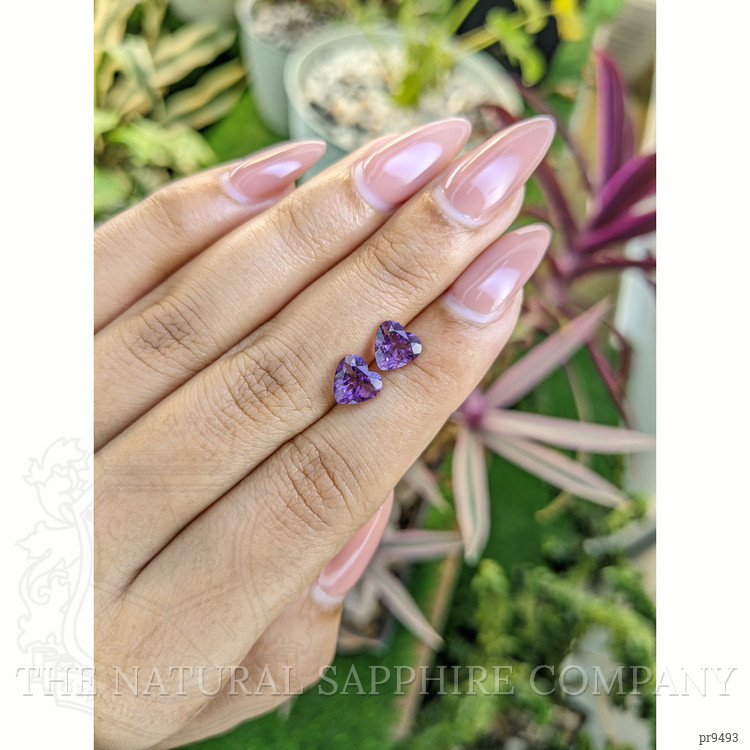 2.05 Ct.Tw. Amethyst Pair from Africa