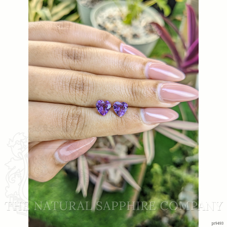 2.05 Ct.Tw. Amethyst Pair from Africa