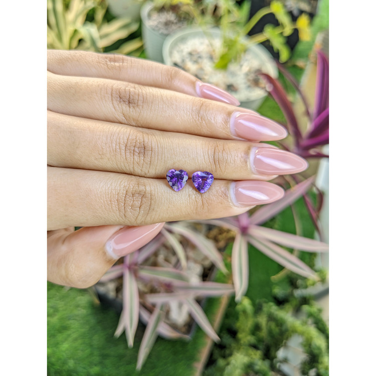 2.26 Ct.Tw. Amethyst Pair from Africa
