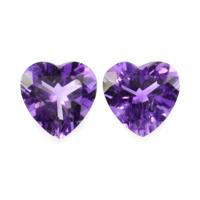 2.11 Ct.Tw.Total Carat Weight Amethyst Pair from Africa Video