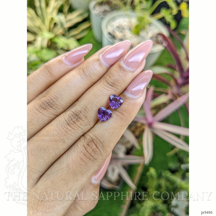 2.11 Ct.Tw. Amethyst Pair from Africa