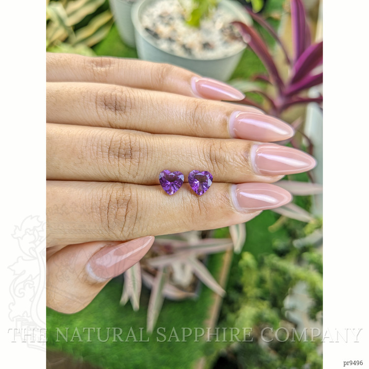 2.11 Ct.Tw. Amethyst Pair from Africa
