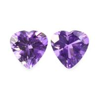 2.23 Ct.Tw.Total Carat Weight Amethyst Pair from Africa Video