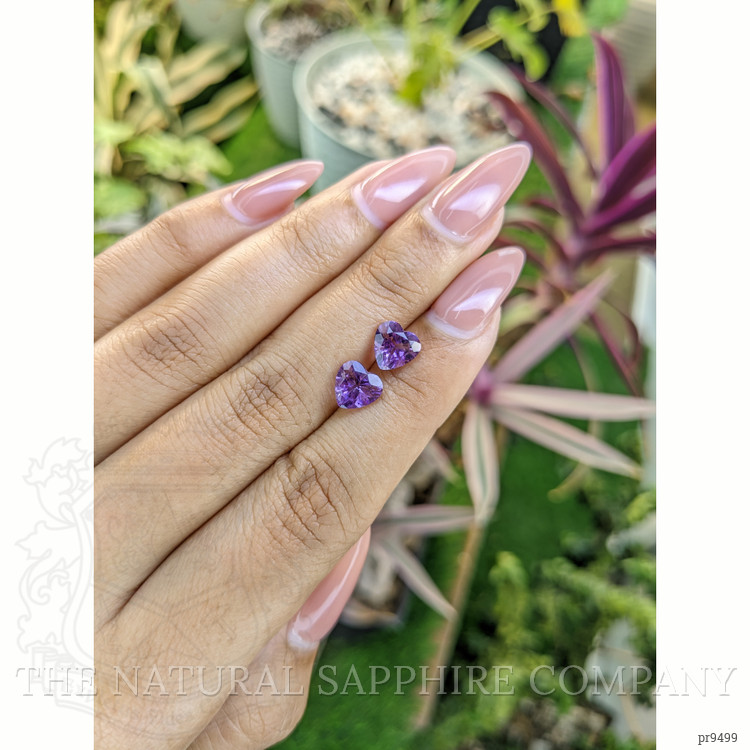 2.16 Ct.Tw. Amethyst Pair from Africa