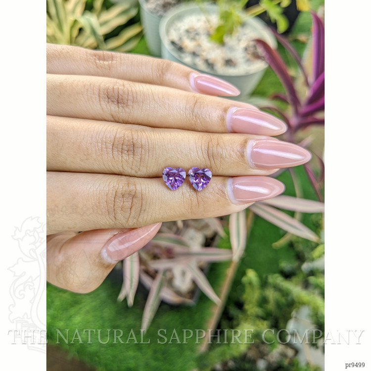 2.16 Ct.Tw. Amethyst Pair from Africa
