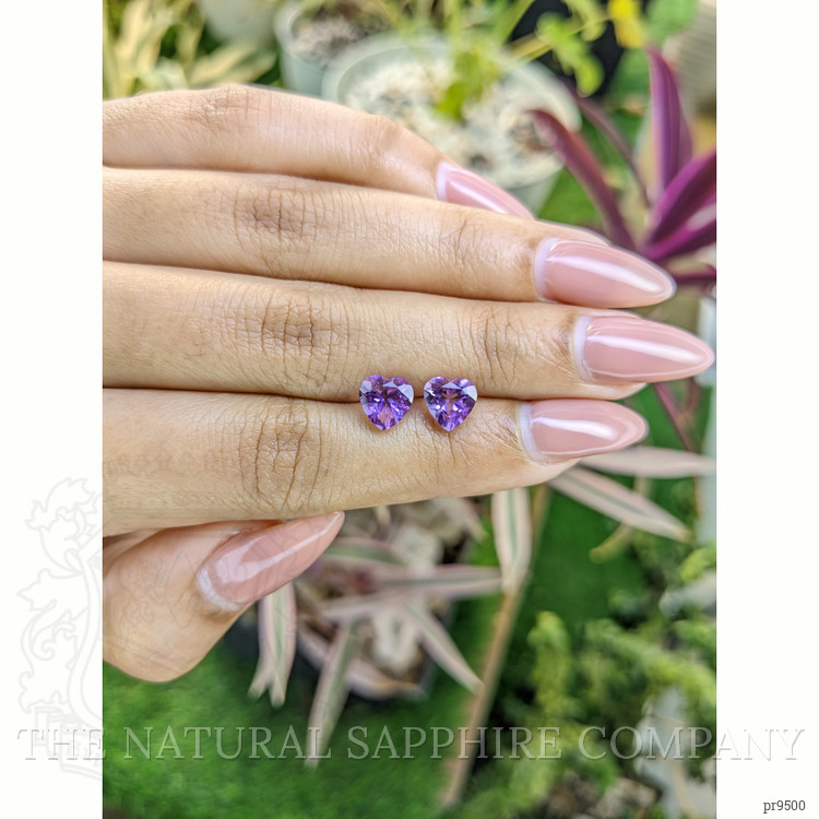 2.25 Ct.Tw. Amethyst Pair from Africa