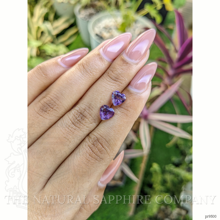 2.25 Ct.Tw. Amethyst Pair from Africa