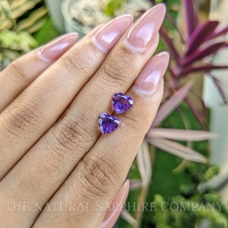 2.16 Ct.Tw. Amethyst Pair from Africa