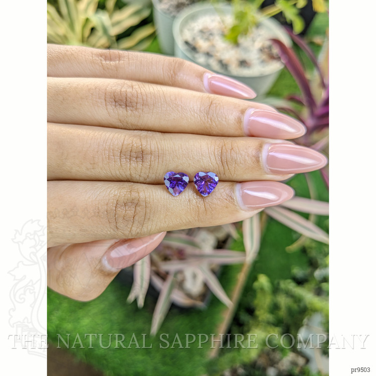 2.16 Ct.Tw. Amethyst Pair from Africa