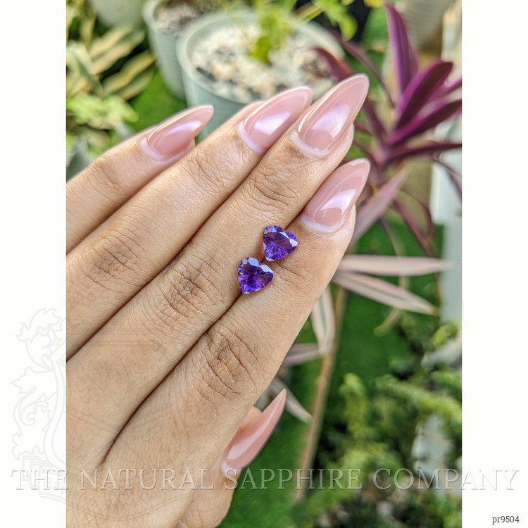 2.14 Ct.Tw. Amethyst Pair from Africa