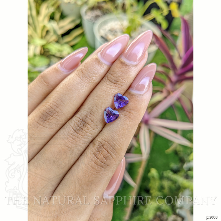 2.18 Ct.Tw. Amethyst Pair from Africa