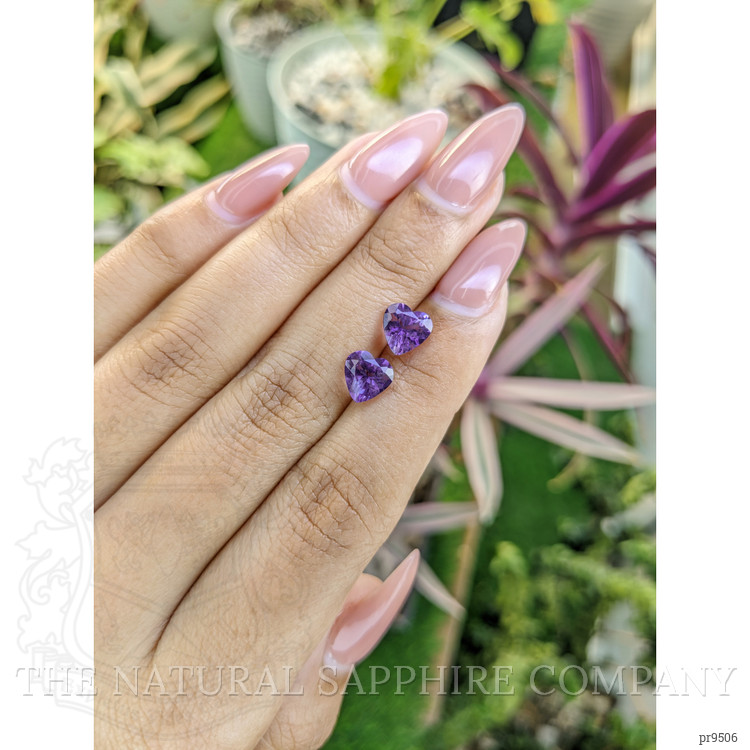 2.20 Ct.Tw. Amethyst Pair from Africa