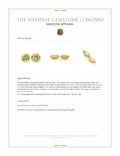 4.42 Ct.Tw.Total Carat Weight Zircon Pair from Tanzania Appraisal