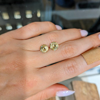 4.42 Ct.Tw.Total Carat Weight Zircon Pair from Tanzania Life Style